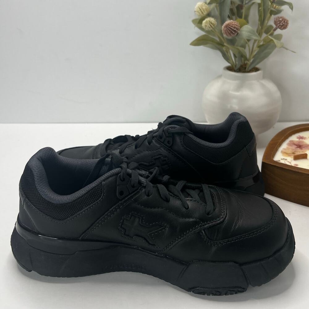 Kuru Kinetic 2 Anit-Slip Comfort Sneaker Smokestack Black Women 9 Wide - Picture 6 of 9